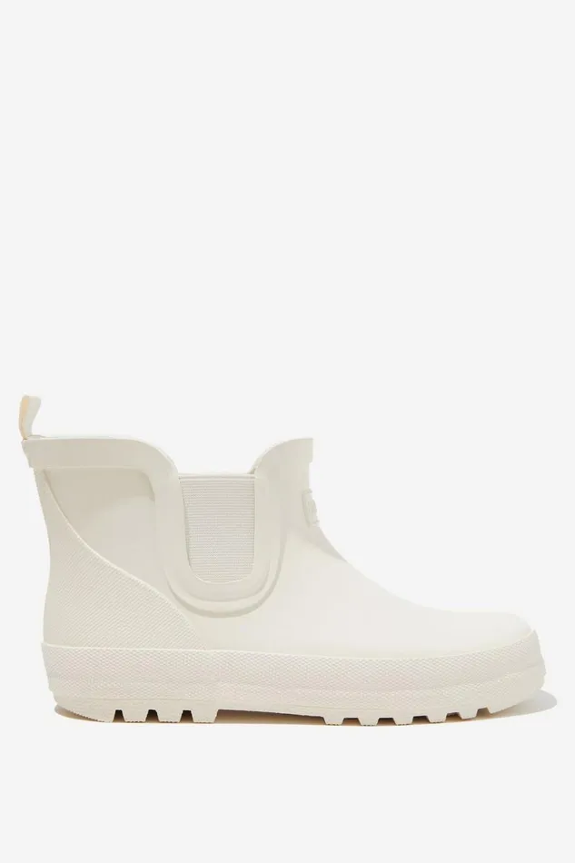 Girls 214Boys 214 Boots and Slippers Cotton On Rainy Day Gusset Boot Dark Vanilla
