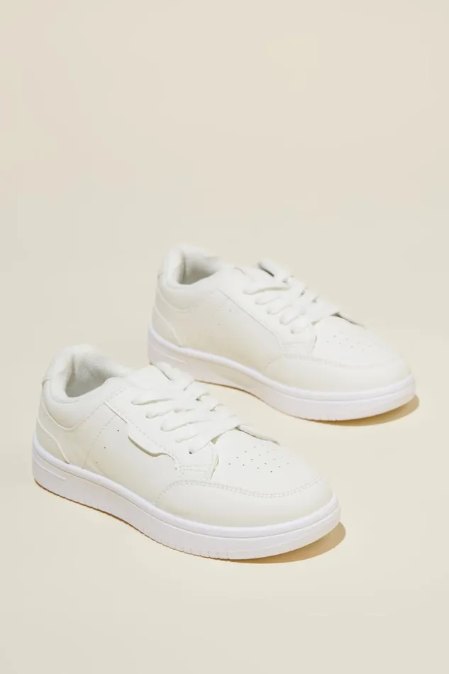 Girls 214Boys 214 Sneakers Cotton On Bailey Lace Up Sneaker White