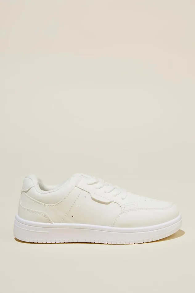 Girls 214Boys 214 Sneakers Cotton On Bailey Lace Up Sneaker White