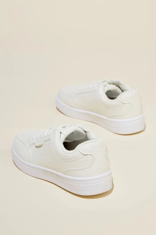 Girls 214Boys 214 Sneakers Cotton On Bailey Lace Up Sneaker White