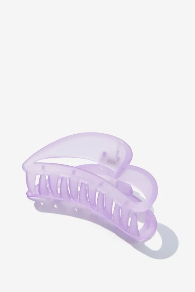 Girls 214 Hair Accessories Cotton On Claudia Claw Clip Lavender Dreams Icy Heart Girls 214 Hair Accessories Cotton On Claudia Claw Clip Lavender Dreams Icy Heart