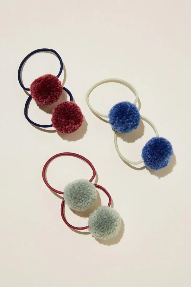 Girls 214 Hair Accessories Cotton On Pom Pom Hairties Petty Bluedeep Sagevintage Berry Girls 214 Hair Accessories Cotton On Pom Pom Hairties Petty Bluedeep Sagevintage Berry