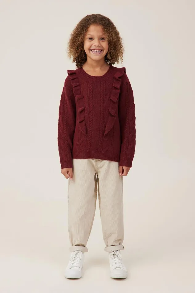 Girls 214 Jackets and Sweaters Cotton On Lisa Jumper Crushed Berry Marle
