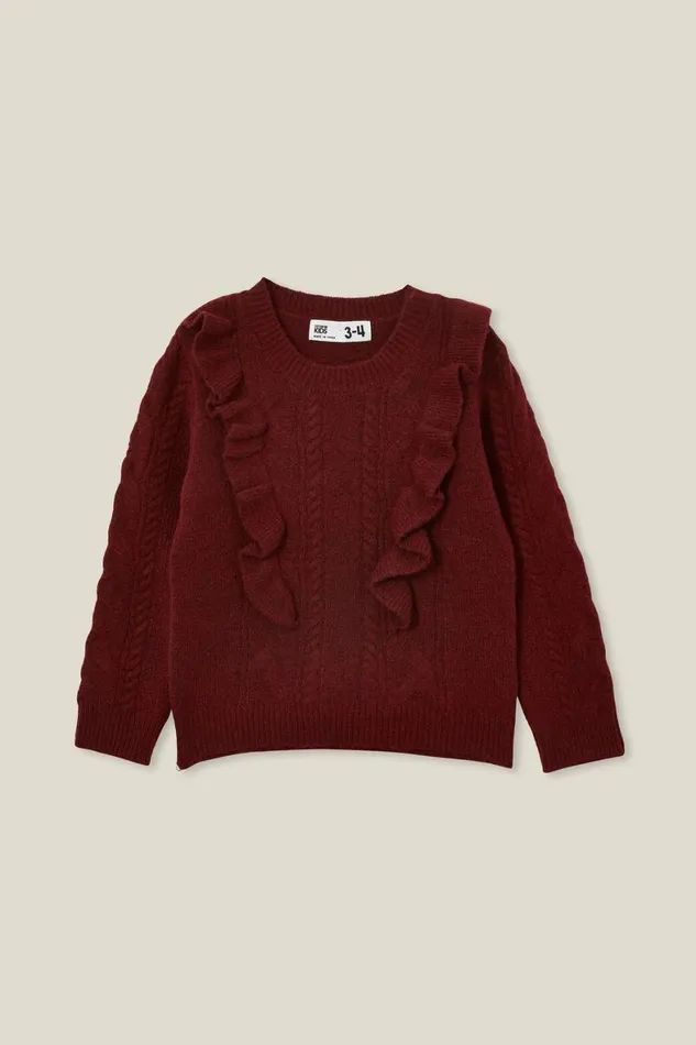 Girls 214 Jackets and Sweaters Cotton On Lisa Jumper Crushed Berry Marle