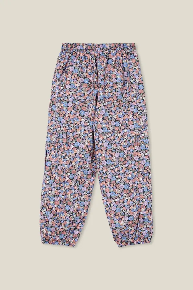 Girls 214 Leggings Pants and Jeans Cotton On Gia Woven Jogger Phantomblaire Ditsy