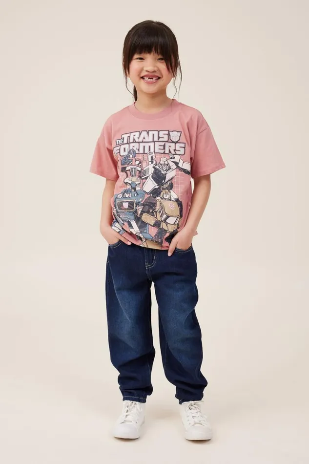 Girls 214 Leggings Pants and Jeans Cotton On Jordan Slouch Jean Indigo Wash