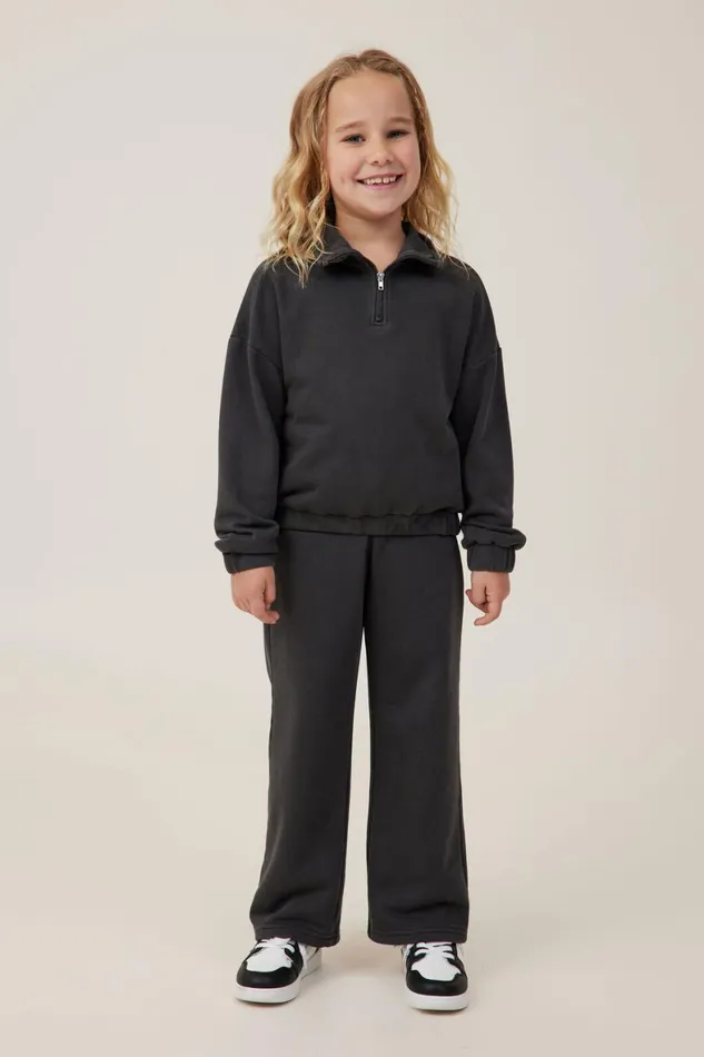 Girls 214 Sweatshirts and Sweatpants Cotton On Paige Wide Leg Pant Phantom