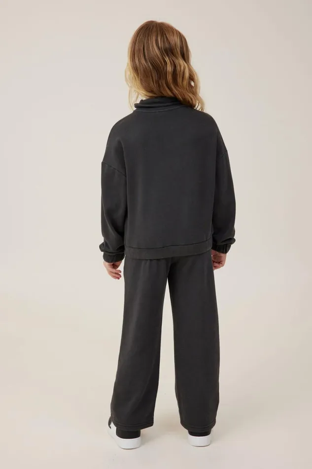 Girls 214 Sweatshirts and Sweatpants Cotton On Paige Wide Leg Pant Phantom