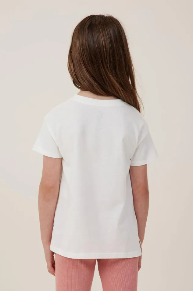 Girls 214 Tops and TShirts Cotton On Poppy Short Sleeve Print Tee Vanillaflower Records