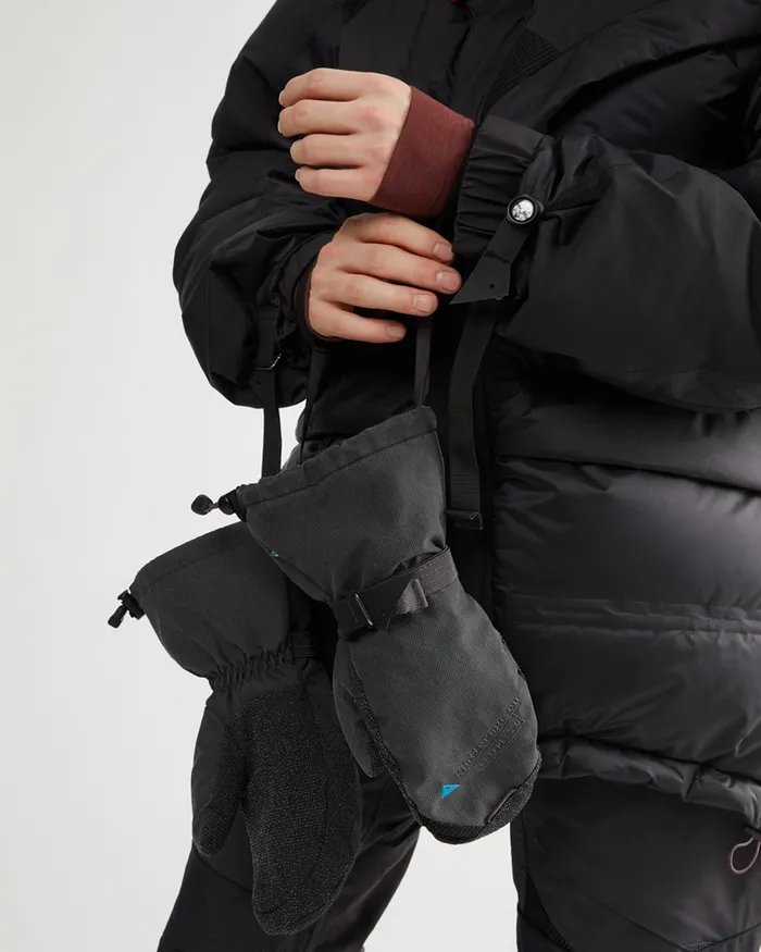 Greppet 20 Expedition Mittens Black MenWomen Klttermusen Gloves