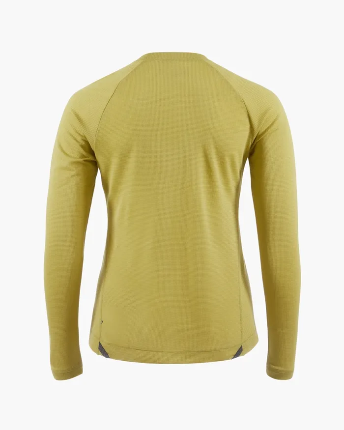 Groa Technical Long Sleeve Tee Beryl Green Women Klttermusen TShirts