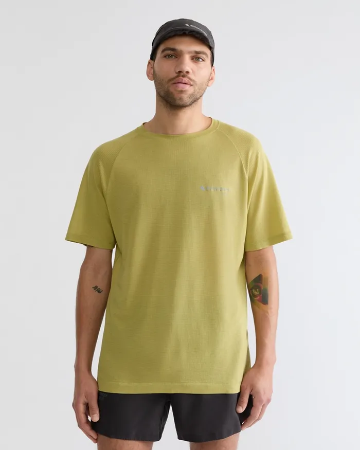 Groa Technical Short Sleeve Tee Beryl Green Men Klttermusen TShirts