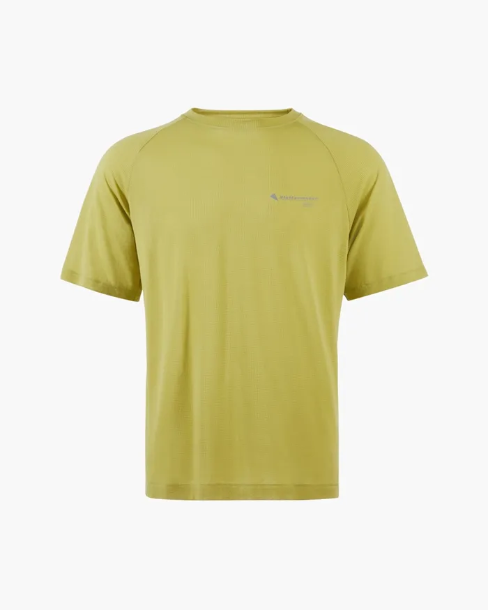 Groa Technical Short Sleeve Tee Beryl Green Men Klttermusen TShirts