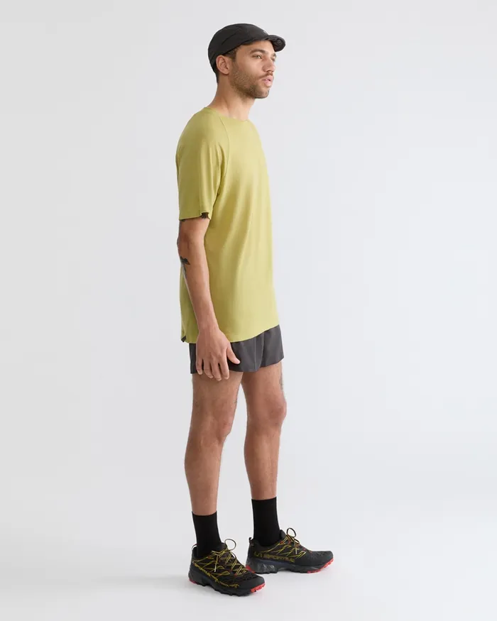 Groa Technical Short Sleeve Tee Beryl Green Men Klttermusen TShirts