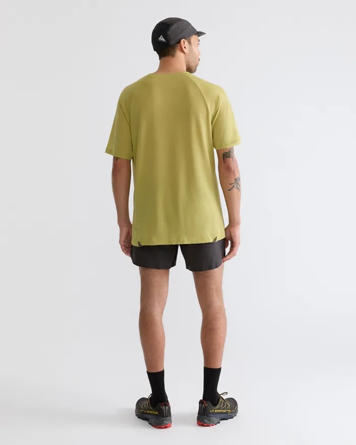 Groa Technical Short Sleeve Tee Beryl Green Men Klttermusen TShirts