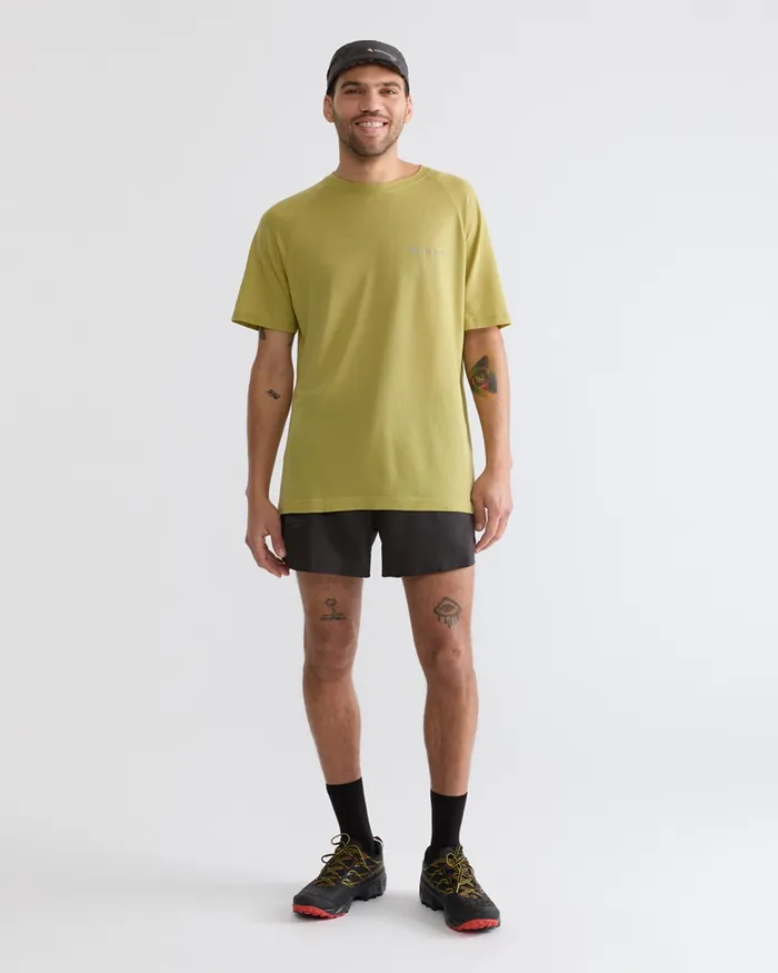 Groa Technical Short Sleeve Tee Beryl Green Men Klttermusen TShirts