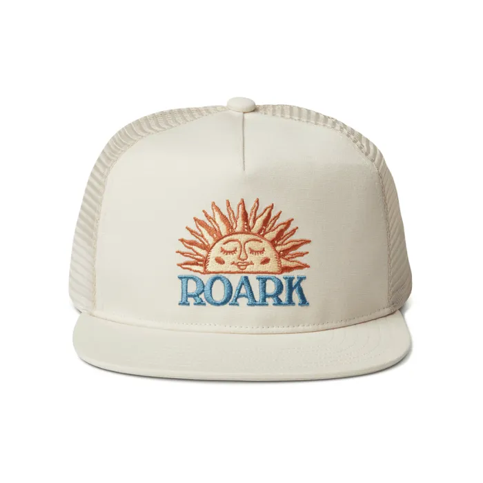 Hats WomenMen Roark Station Trucker Snapback Hat Bone