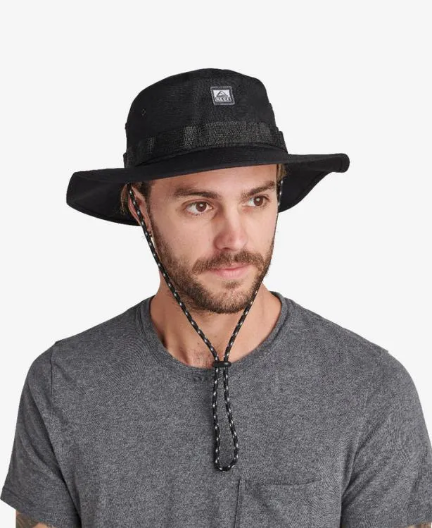 Headwear and Accessories Men REEF Manu Safari Hat Caviar