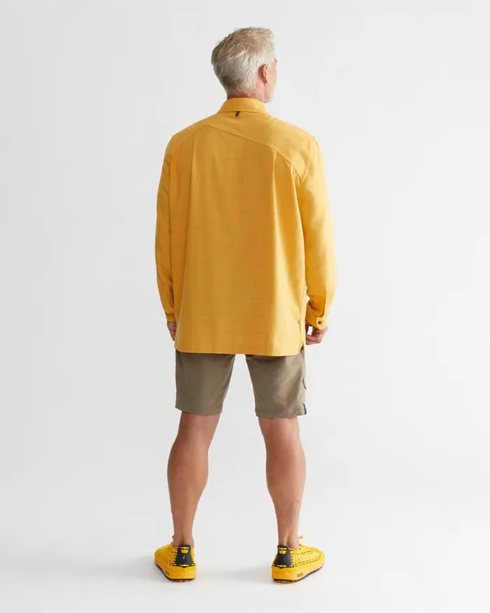 Helheim Long Sleeve Shirt Amber Gold Men Klttermusen Shirts
