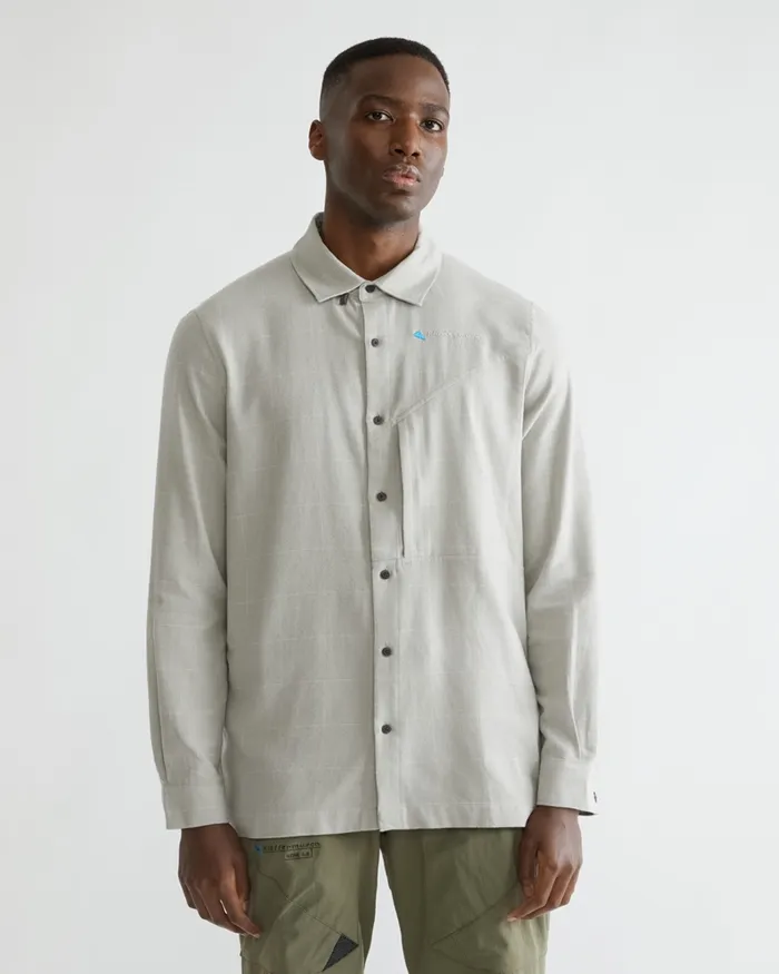 Helheim Long Sleeve Shirt Smoke Greyclay Men Klttermusen Shirts