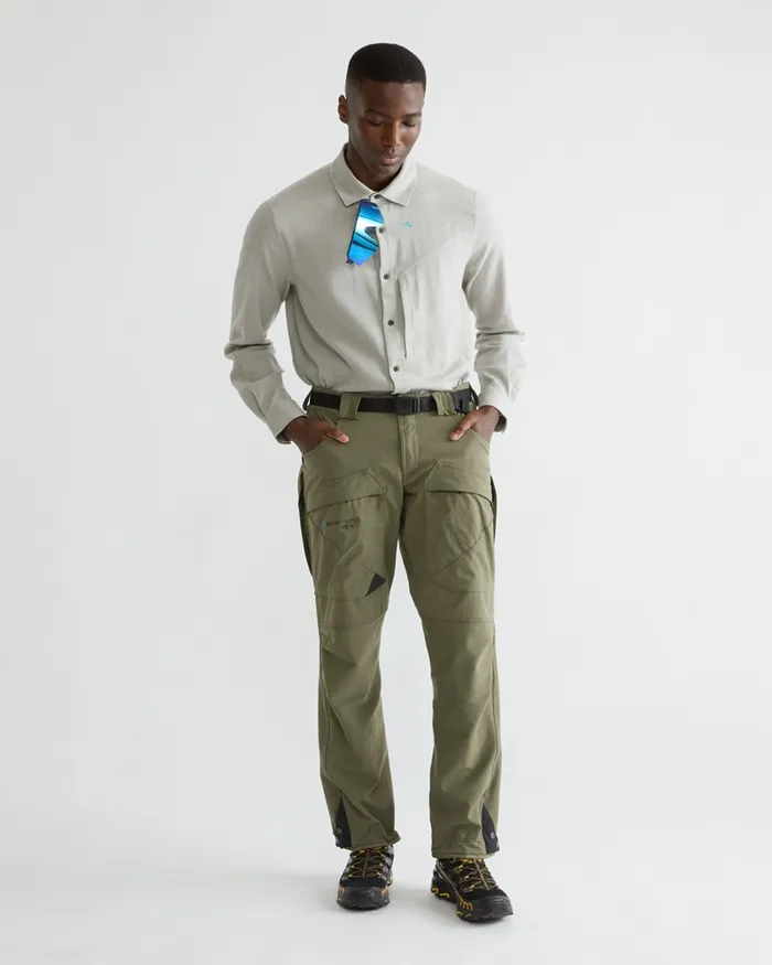 Helheim Long Sleeve Shirt Smoke Greyclay Men Klttermusen Shirts