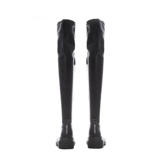 Henner Black Porvair Women Moda In Pelle Black Boots