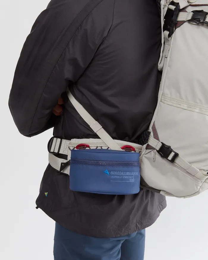 Hipbelt Pocket 20 Padded Hip Pocket Monkshood Blue MenWomen Klttermusen Accessories