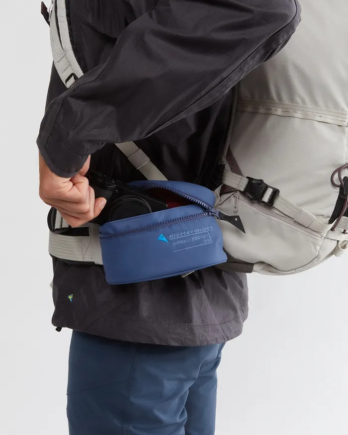 Hipbelt Pocket 20 Padded Hip Pocket Monkshood Blue MenWomen Klttermusen Accessories