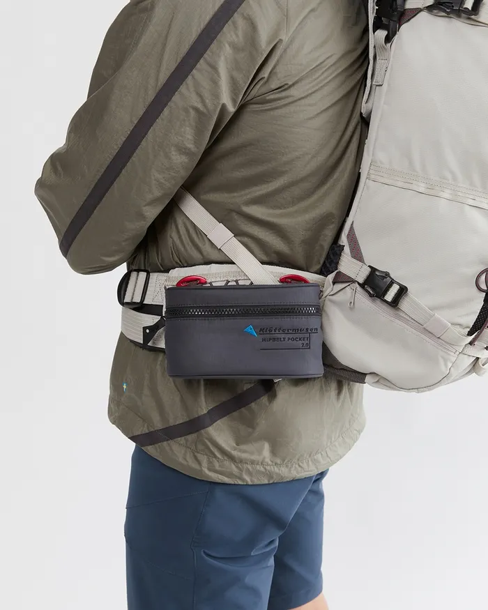 Hipbelt Pocket 20 Padded Hip Pocket Raven MenWomen Klttermusen Accessories