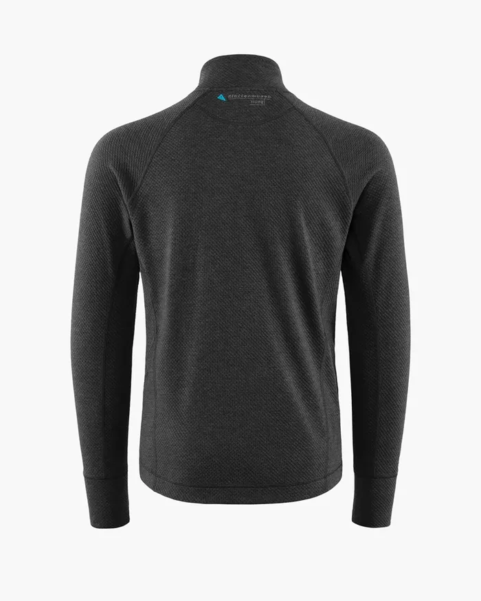 Huge Norna Half Zip Mid Layer Ravenburnt Russet Men Klttermusen Fleeces and Sweaters