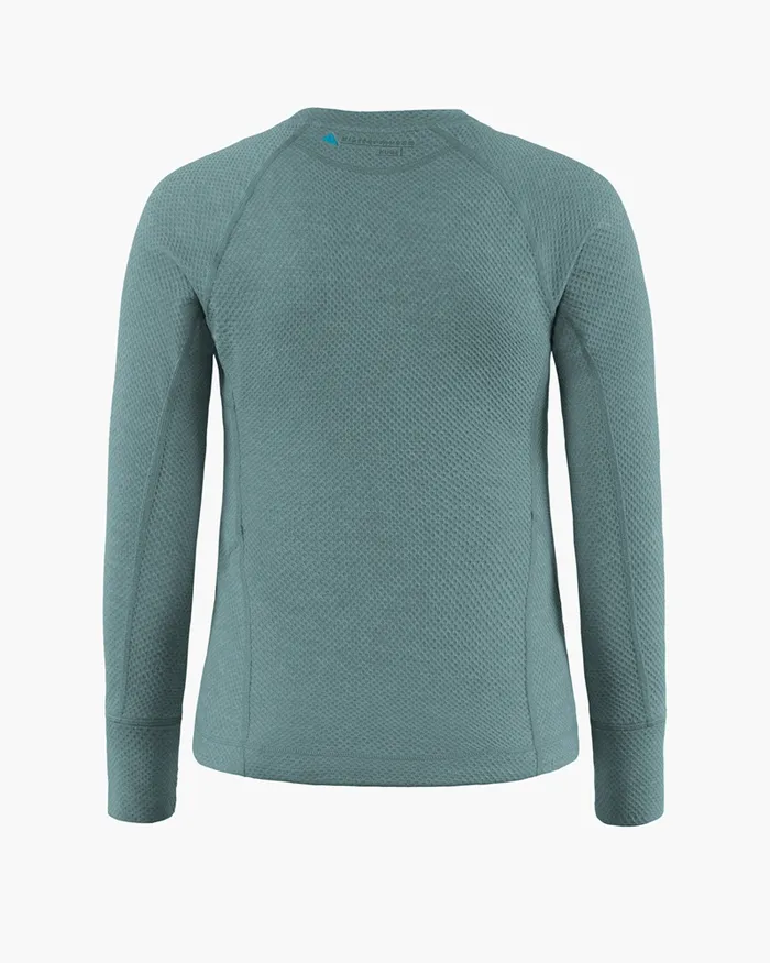 Huge Norna Mid Layer Frost Green Women Klttermusen Fleeces and Sweaters