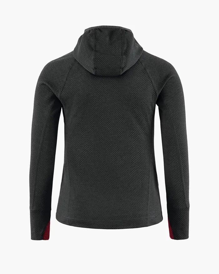 Huge Norna Mid Layer Hoodie Ravenburnt Russet Women Klttermusen Fleeces and Sweaters