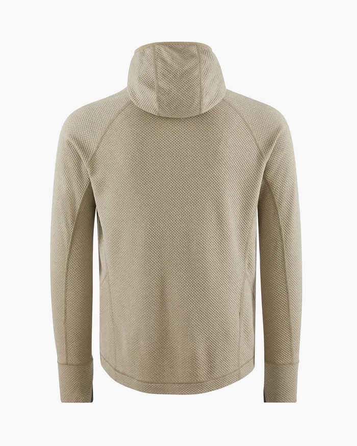 Huge Norna Mid Layer Hoodie Silver Green Men Klttermusen Fleeces and Sweaters
