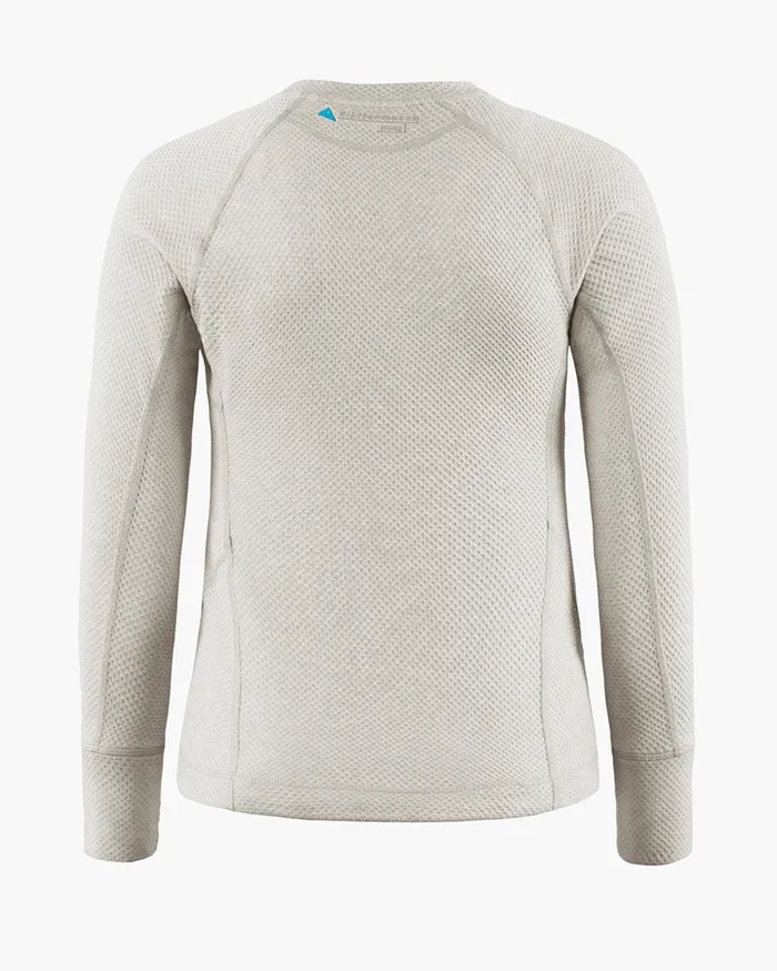 Huge Norna Mid Layer White Clay Women Klttermusen Fleeces and Sweaters