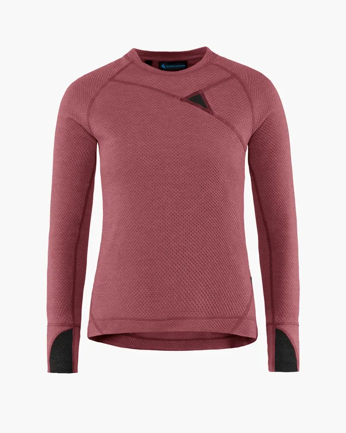 Huge Norna Mid Layer Wild Orchid Women Klttermusen Fleeces and Sweaters