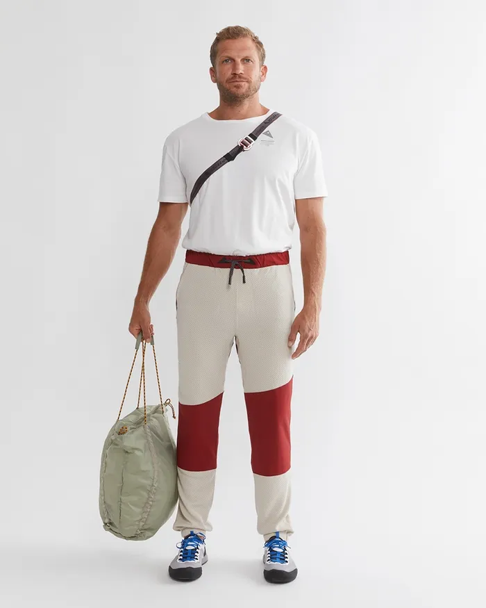 Hugin 210 Wuru Active Pant M039s White Clayruby Red Men Klttermusen Pants