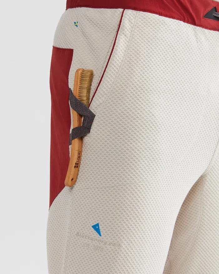 Hugin 210 Wuru Active Pant M039s White Clayruby Red Men Klttermusen Pants