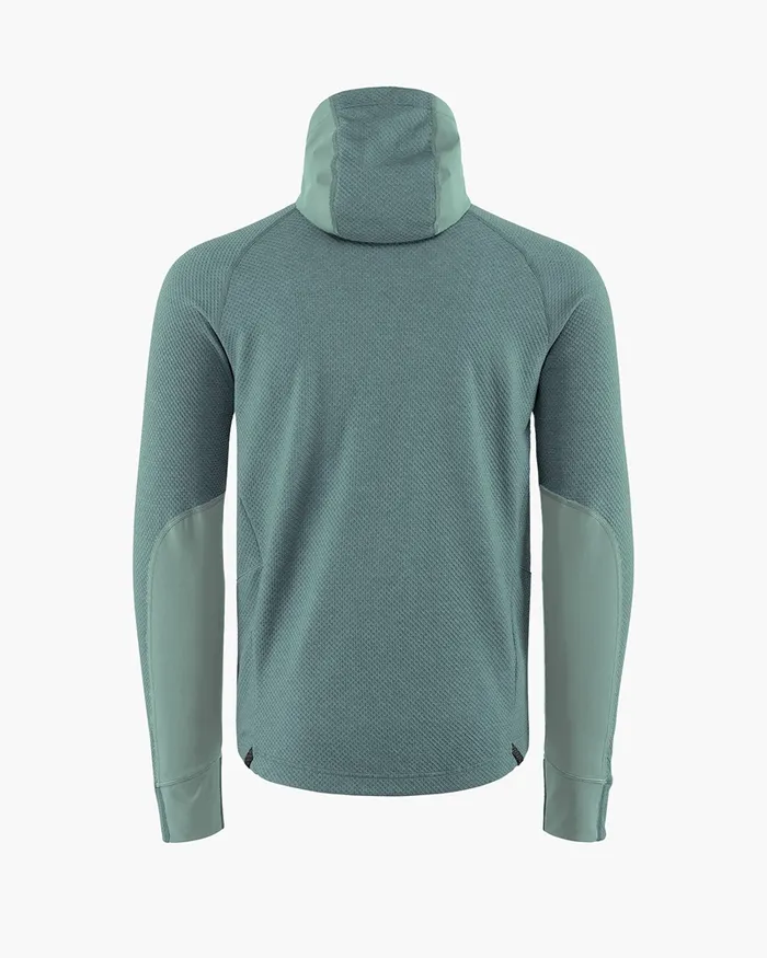 Hugin Hooded Norna Sweater Frost Greenjade Green Men Klttermusen Fleeces and Sweaters