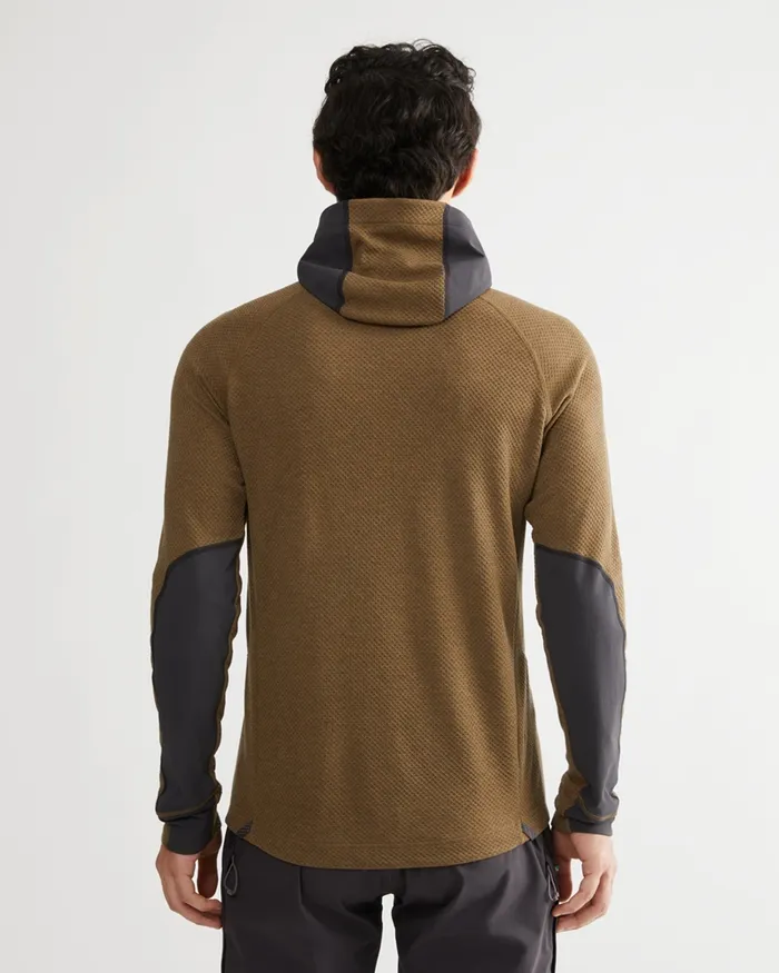 Hugin Hooded Norna Sweater Oliveraven Men Klttermusen Fleeces and Sweaters