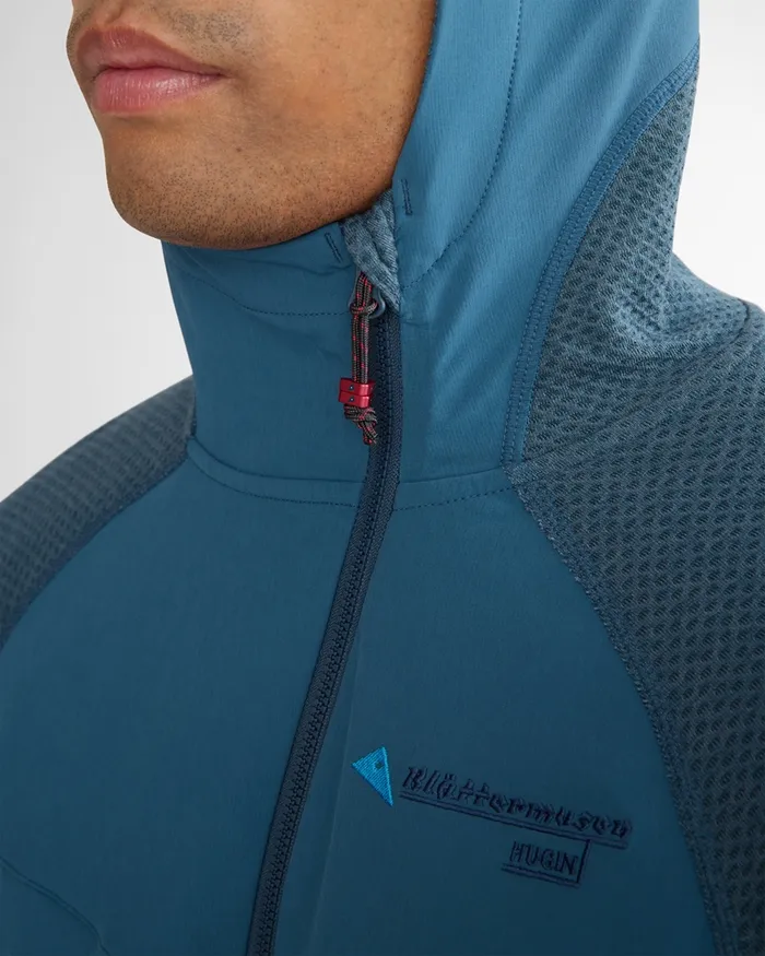 Hugin Hooded Norna Sweater Oliveraven Men Klttermusen Fleeces and Sweaters