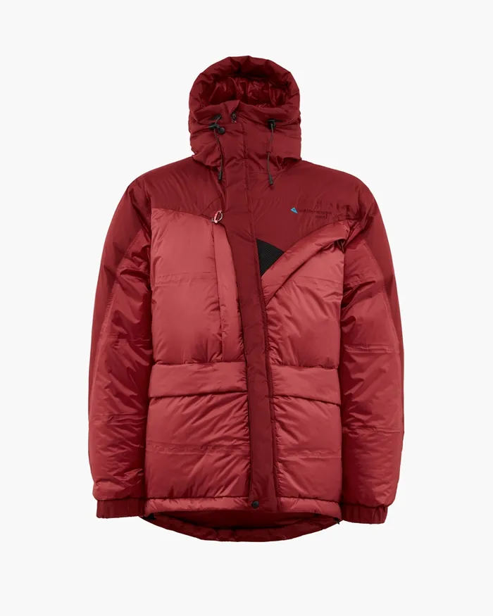 Iving 20 Waterproof Expedition Down Jacket Burnt Russet MenWomen Klttermusen Down and Insulated Jackets