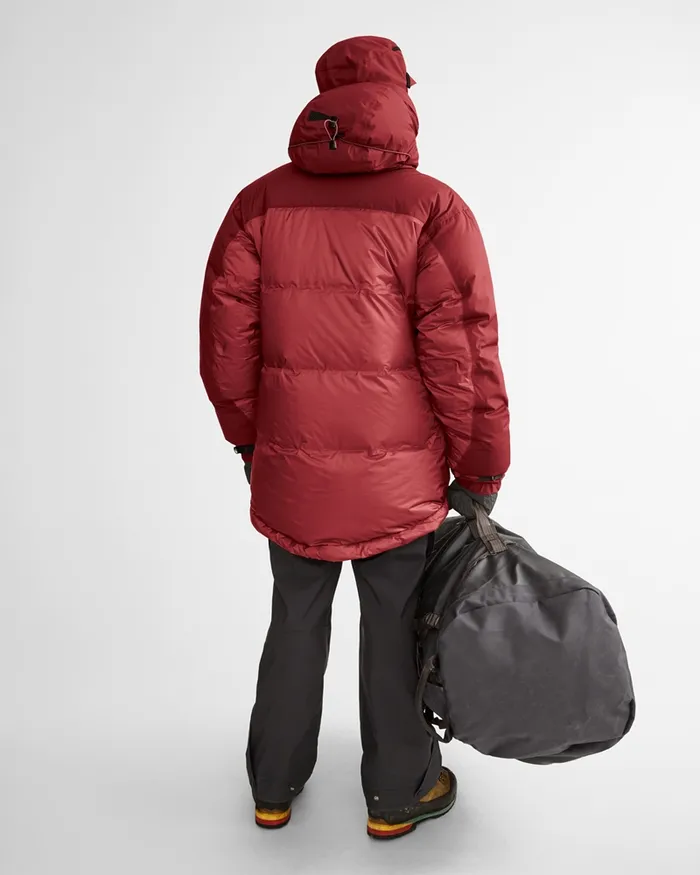 Iving 20 Waterproof Expedition Down Jacket Burnt Russet MenWomen Klttermusen Down and Insulated Jackets