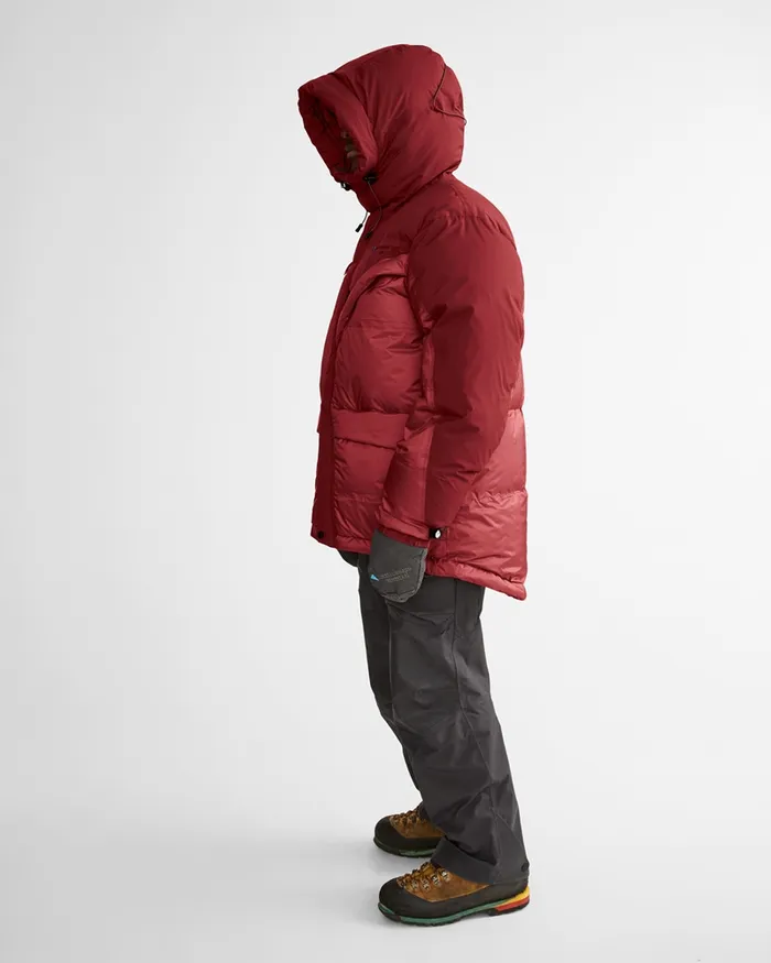 Iving 20 Waterproof Expedition Down Jacket Burnt Russet MenWomen Klttermusen Down and Insulated Jackets