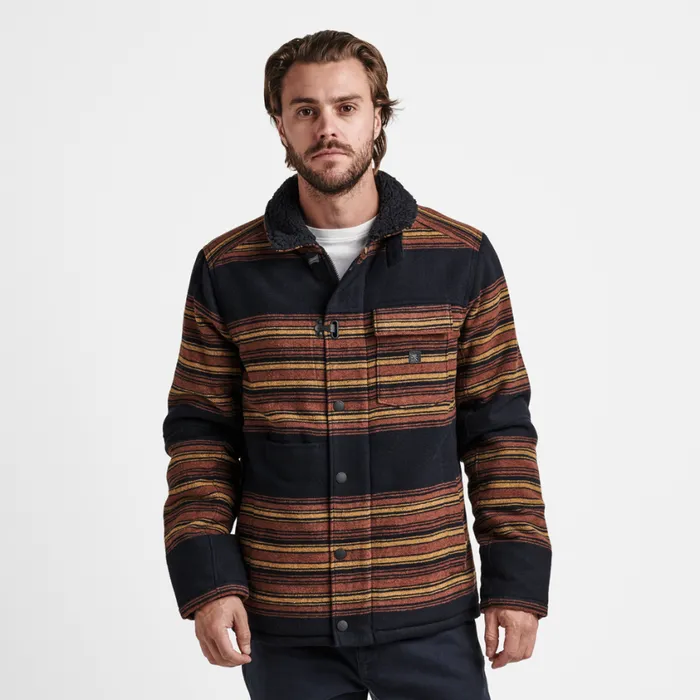 Jackets and Vests Men Roark Axeman Jacket Dark Navy Stripes