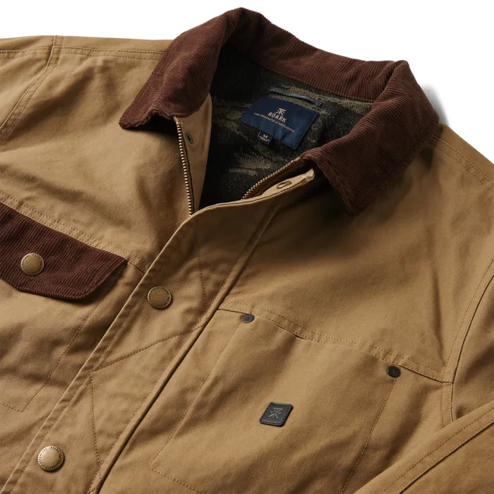 Jackets and Vests Men Roark Deckhand Jacket Dark Khaki
