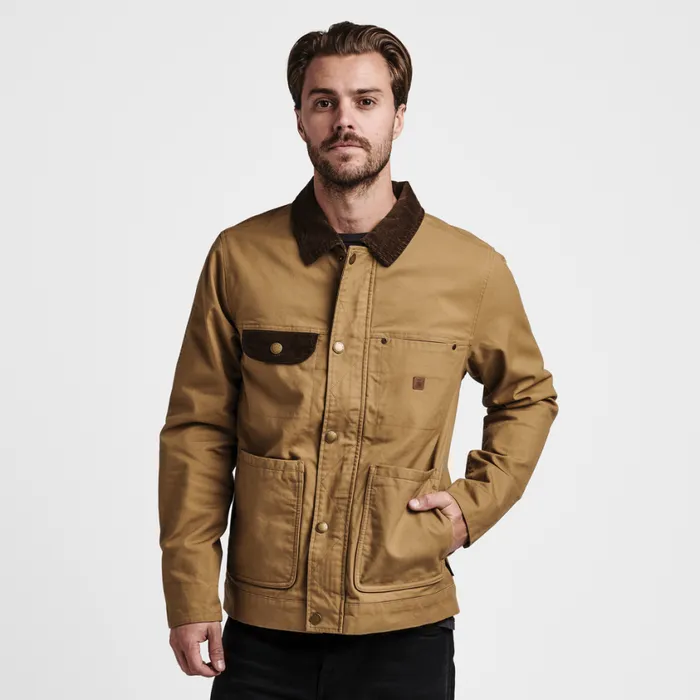 Jackets and Vests Men Roark Deckhand Jacket Dark Khaki