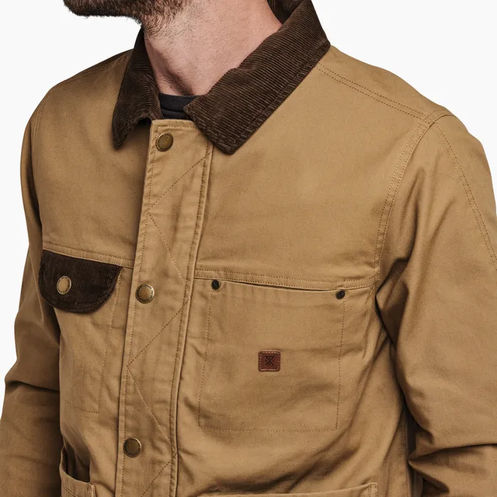 Jackets and Vests Men Roark Deckhand Jacket Dark Khaki