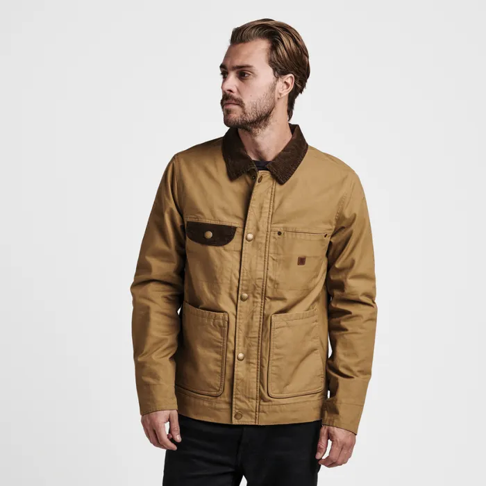 Jackets and Vests Men Roark Deckhand Jacket Dark Khaki