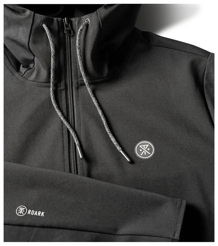 Jackets and Vests Men Roark El Morro Fleece Hoodie Black