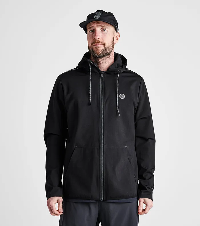 Jackets and Vests Men Roark El Morro Fleece Hoodie Black